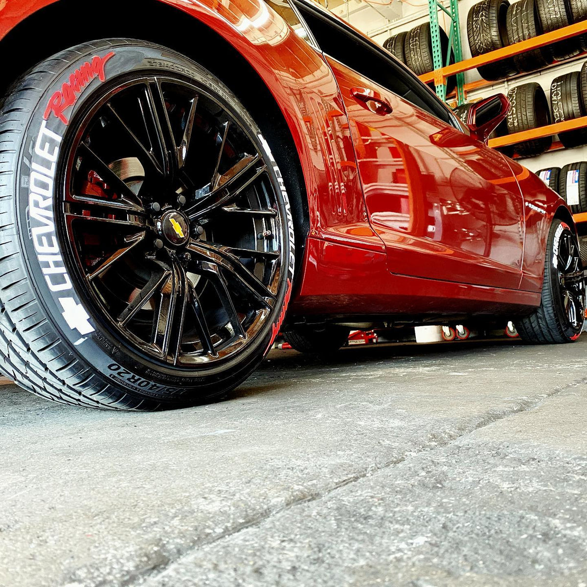 Chevrolet Racing Tire Stickers product photograph