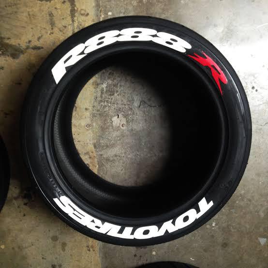 Toyo Tires r888r Tire Stickers product photograph