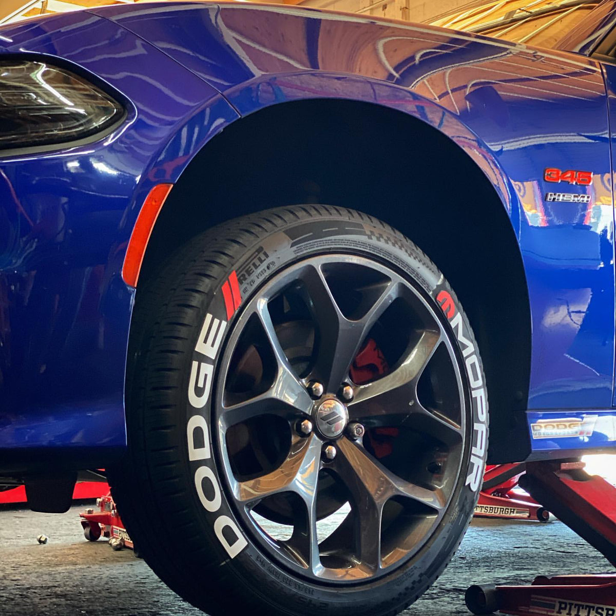 Dodge Mopar Tire Stickers product photograph