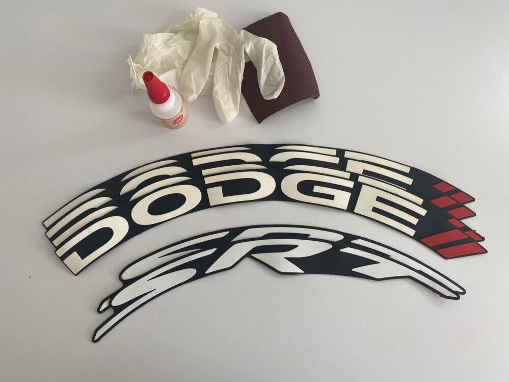 Dodge Srt Tire Stickers product photograph