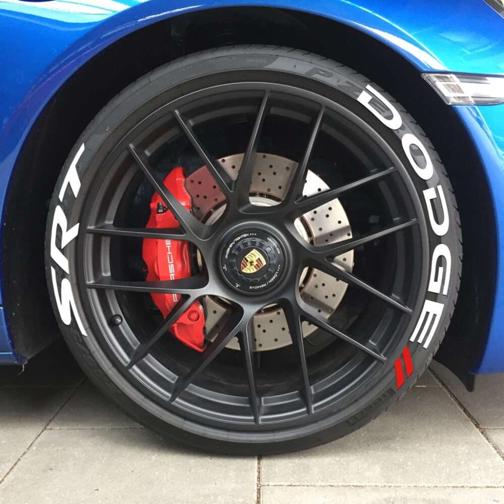 Dodge Srt Tire Stickers product photograph