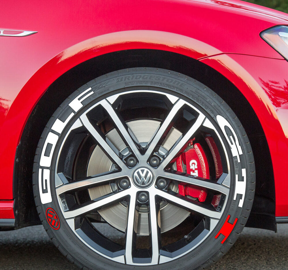 Golf GTI Tire Stickers product photograph