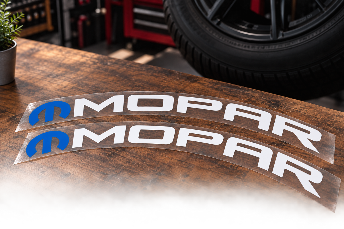 Mopar Tire Stickers product photograph