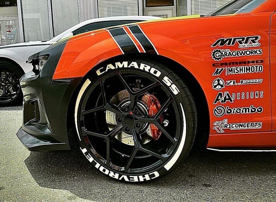 Camaro SS Tire Stickers product photograph