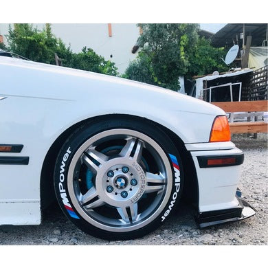 M power Tire Stickers product photograph