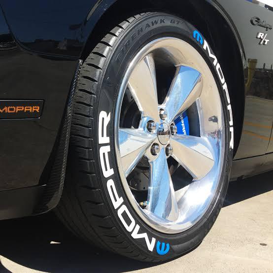 Mopar Tire Stickers product photograph