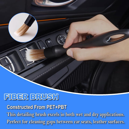 7-Piece Car Detailing Brush & Interior Cleaning Kit