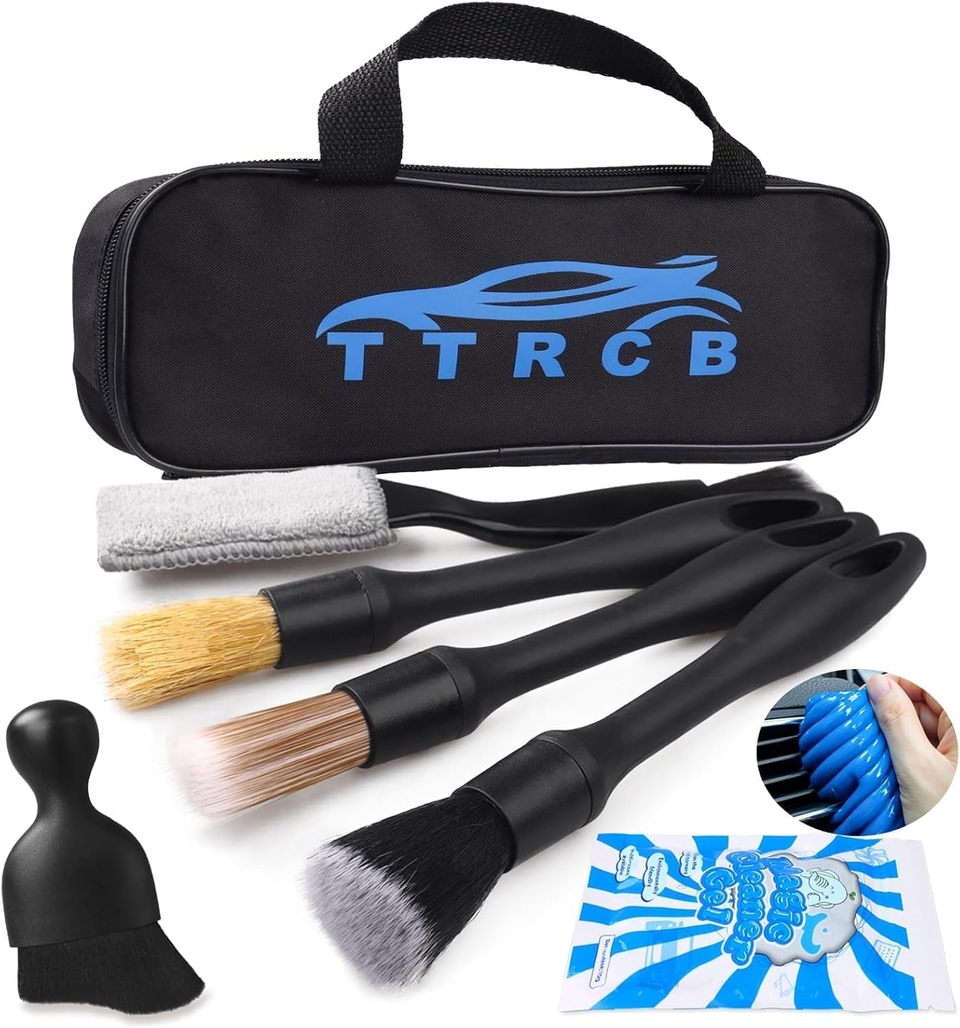 7-Piece Car Detailing Brush & Interior Cleaning Kit