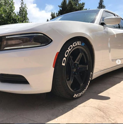 Dodge Charger Tire Stickers product photograph