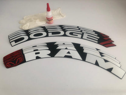 Dodge Ram Tire Stickers product photograph