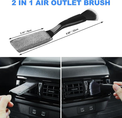 7-Piece Car Detailing Brush & Interior Cleaning Kit