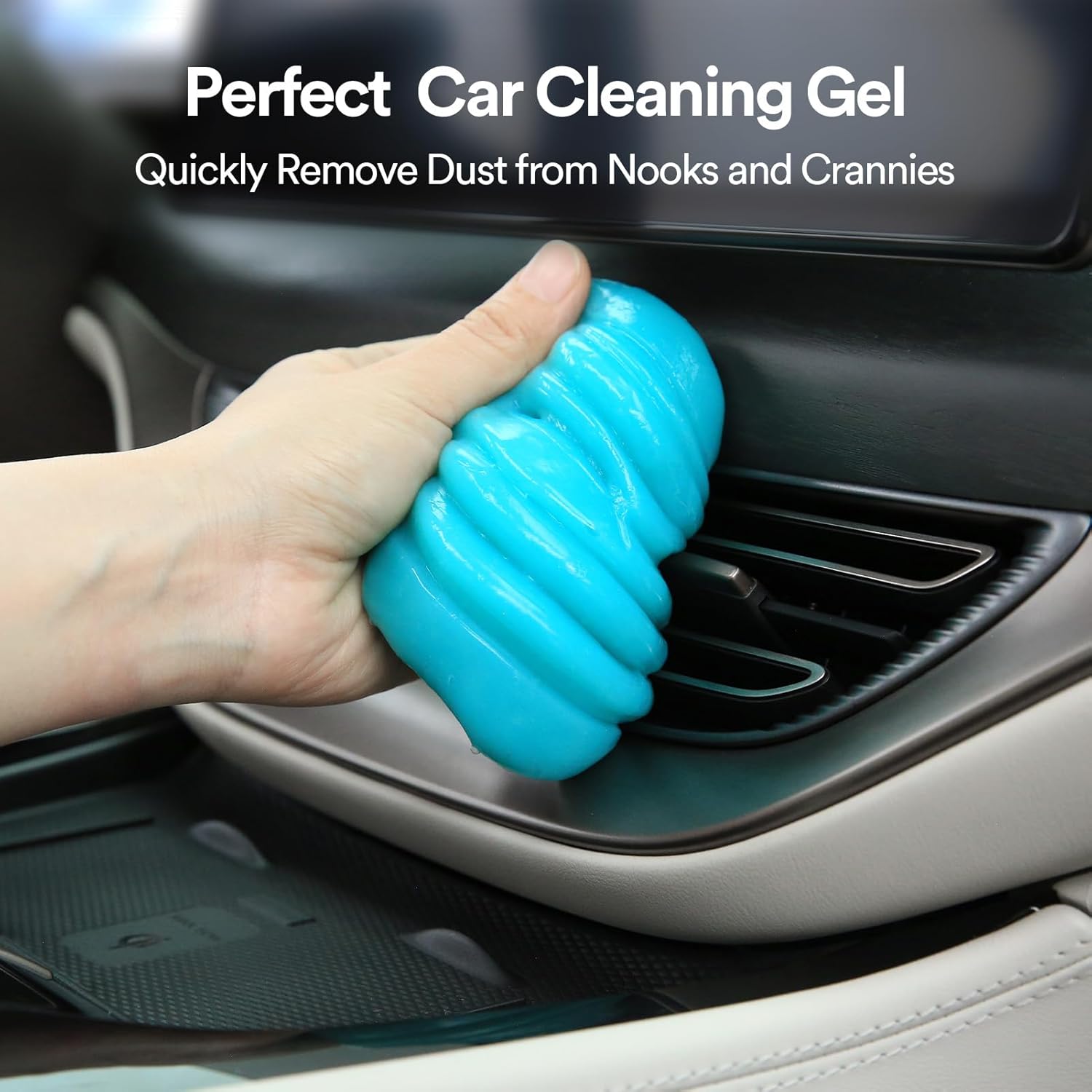 Reusable Car Cleaning Gel for Interior Detailing & Dust Removal