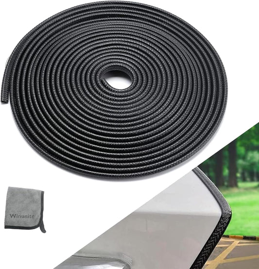 16.4 ft Black Car Door Edge Guard – No-Glue U-Shaped Trim