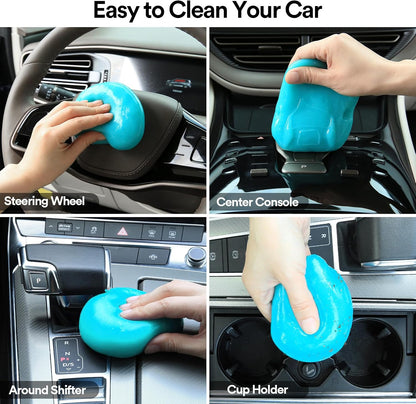 Reusable Car Cleaning Gel for Interior Detailing & Dust Removal