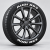 Audi RS3 Tire Stickers