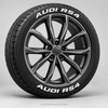 Audi RS4 Tire Stickers