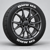 BMW M5 Tire Stickers