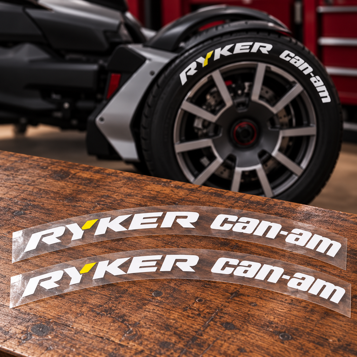 Can-Am Ryker Tire Stickers product photograph