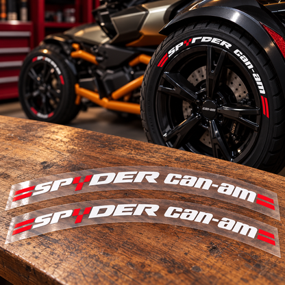 Can-Am Spyder Tire Stickers product photograph