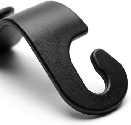 4-Pack Car Seat Headrest Hooks – Universal Backseat Bag Hangers