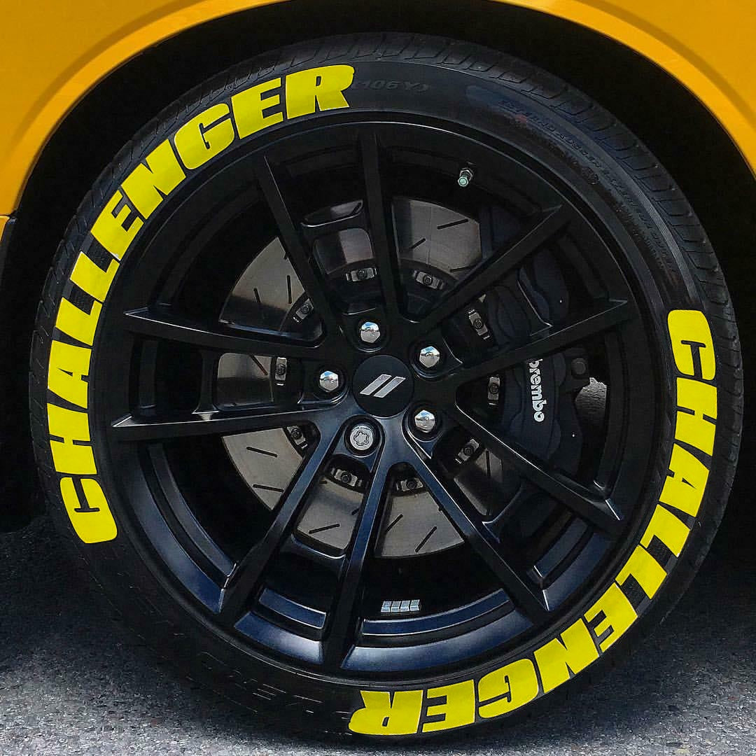 Challenger Tire Stickers product photograph