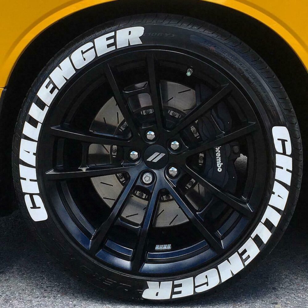 Challenger Tire Stickers product photograph