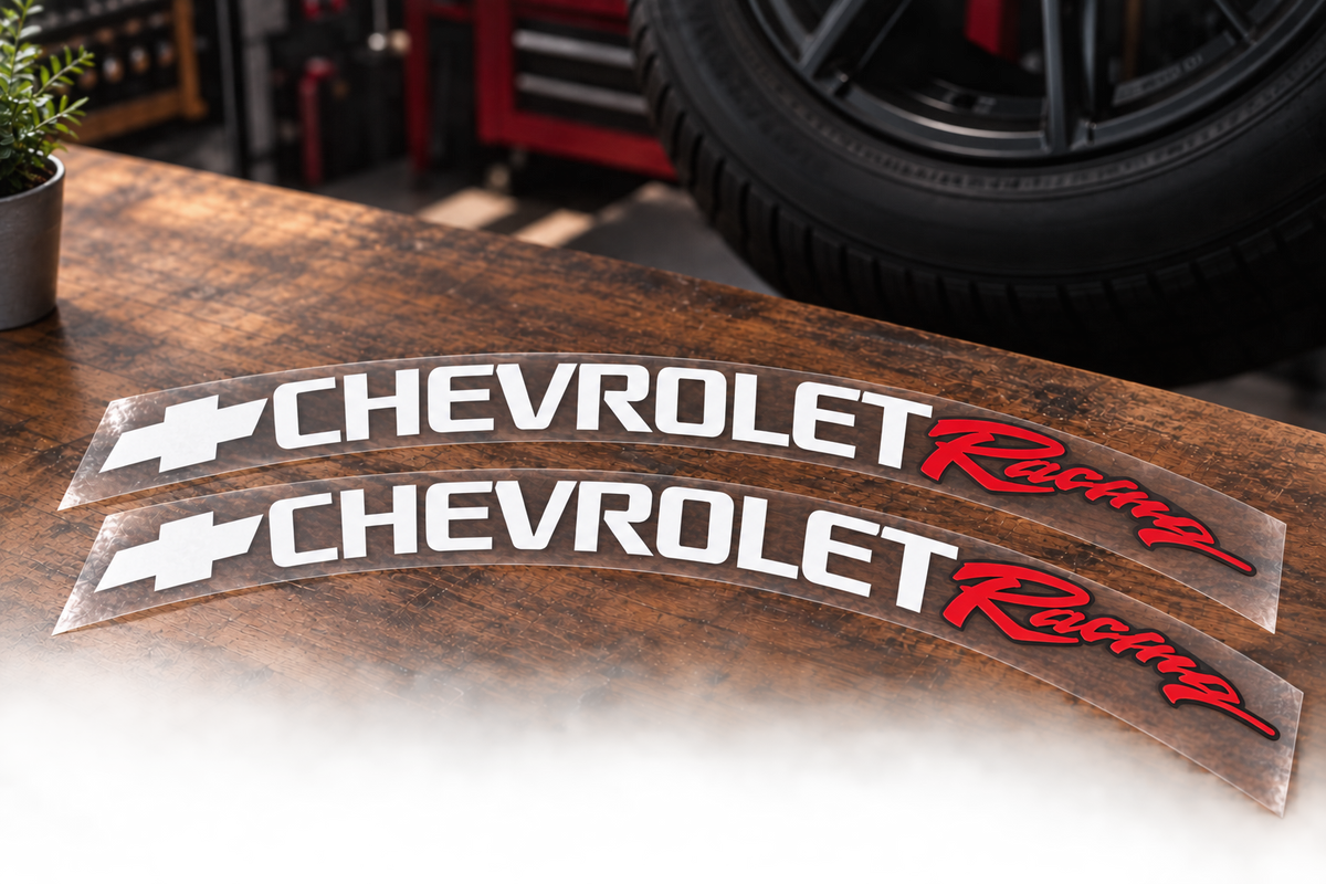 Chevrolet Racing Tire Stickers product photograph