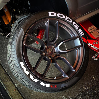 Dodge Ram Tire Stickers product photograph