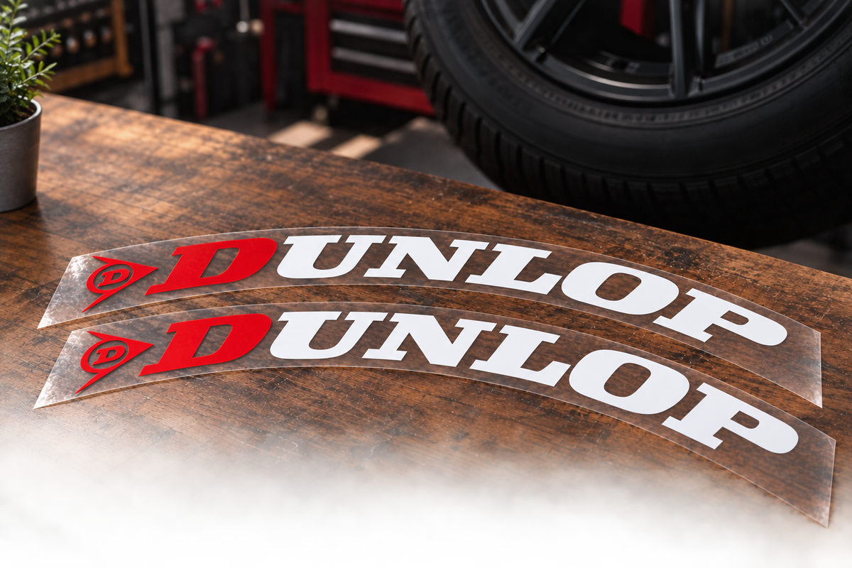 Dunlop Tire Stickers product photograph