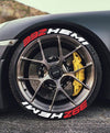 392 Hemi Tire Stickers