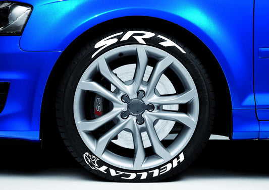 Hellcat SRT tire lettering design