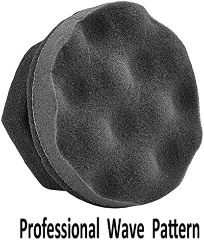 2-Pack Reusable Tire Shine Applicator Pads with Hex-Grip