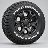 Ford Bronco Tire Stickers