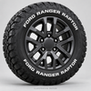 Ford Ranger Raptor Tire Stickers