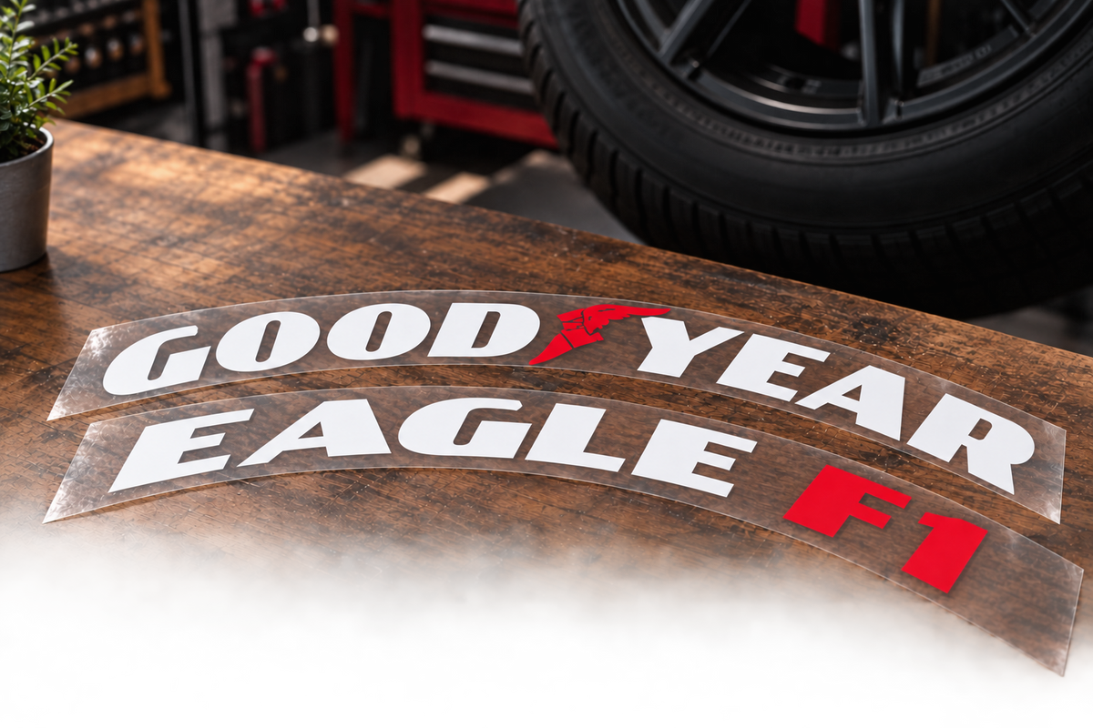 Good Year Eagle F1 Tire Stickers product photograph
