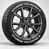 Hyundai Veloster N Tire Stickers