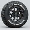 Jeep Wrangler Tire Stickers