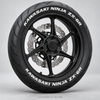 Kawasaki Ninja ZX-6R Motorcycle Tire Stickers