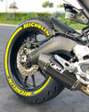 Michelin Motorcycle Tire Stickers