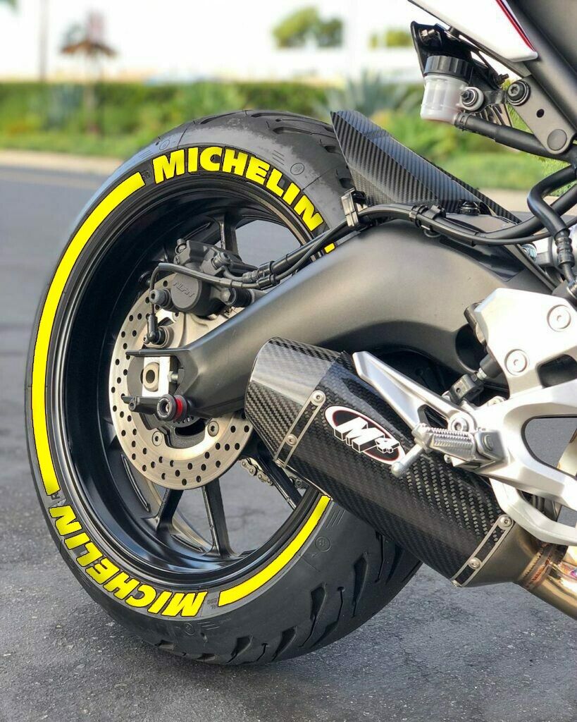 Michelin Motorcycle Tire Stickers product photograph