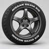 Nissan Silvia S15 Tire Stickers