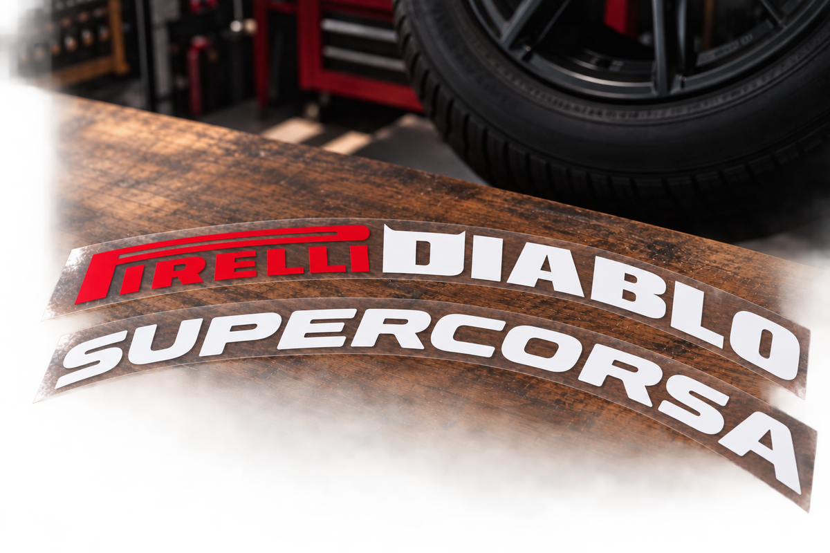Pirelli Diablo Supercorsa Tire Stickers product photograph