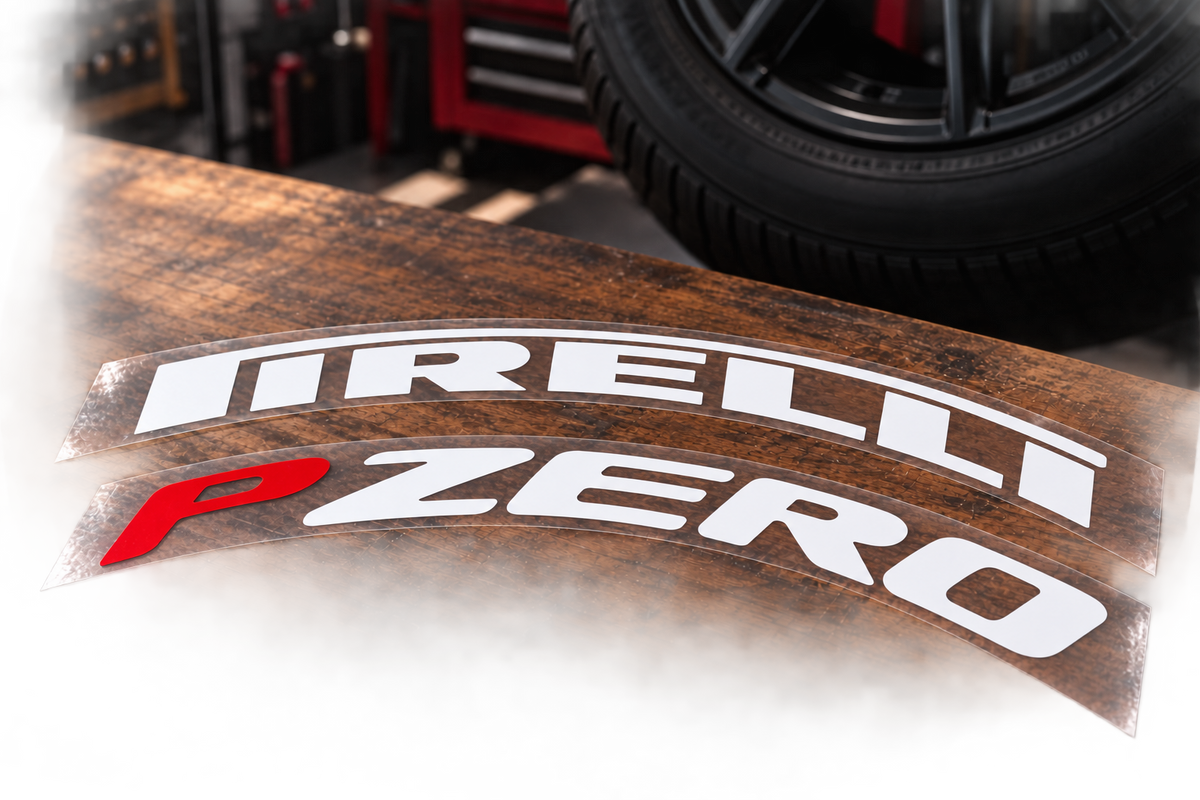 Pirelli P Zero Tire Stickers product photograph