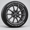 Porsche 718 Boxster Tire Stickers