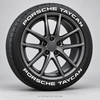 Porsche Taycan Tire Stickers