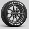 Potenza Tire Stickers