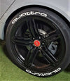 Quattro Tire Stickers
