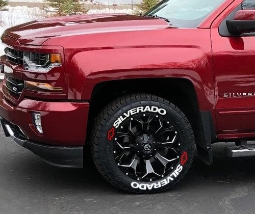 Silverado Tire Stickers