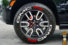 GMC AT4 Tire Stickers