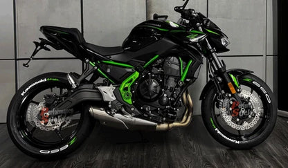 Ninja Z650 Motorcycle Tire Stickers shown on a tire or vehicle wheel